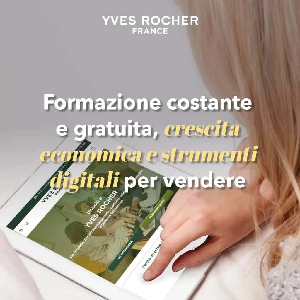 team leader Yves Rocher lavora come consulente